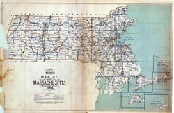 Index Map, Massachusetts State Atlas 1904